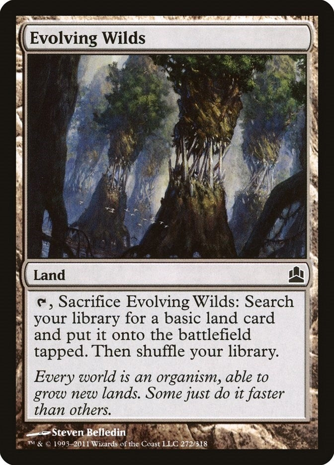 Image for Evolving Wilds (272) (Commander) - Magic: The Gathering