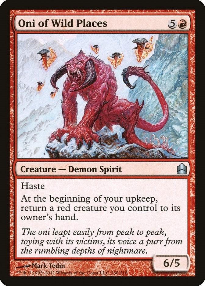 Image for Oni of Wild Places (130) (Commander) - Magic: The Gathering