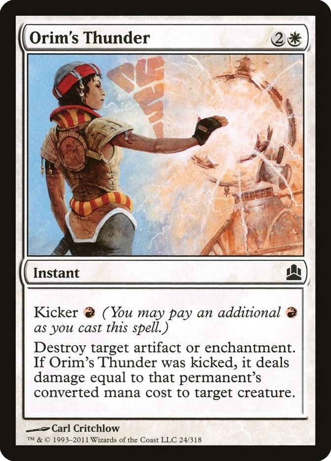 Image for Orim's Thunder (24) (Commander) - Magic: The Gathering