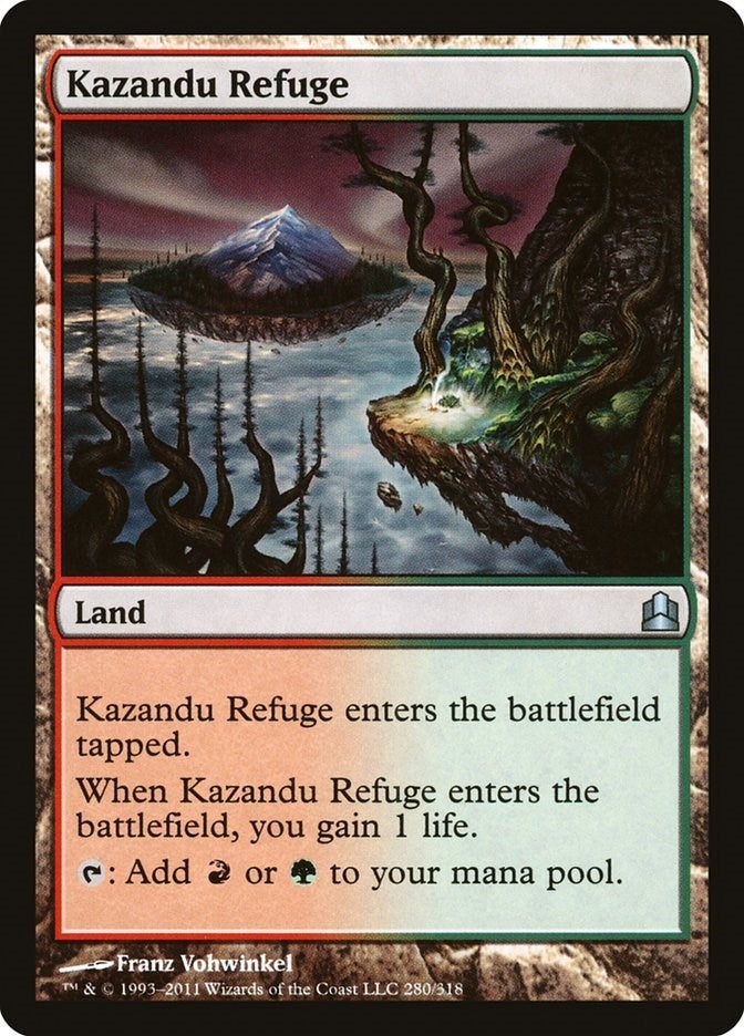 Image for Kazandu Refuge (280) (Commander) - Magic: The Gathering