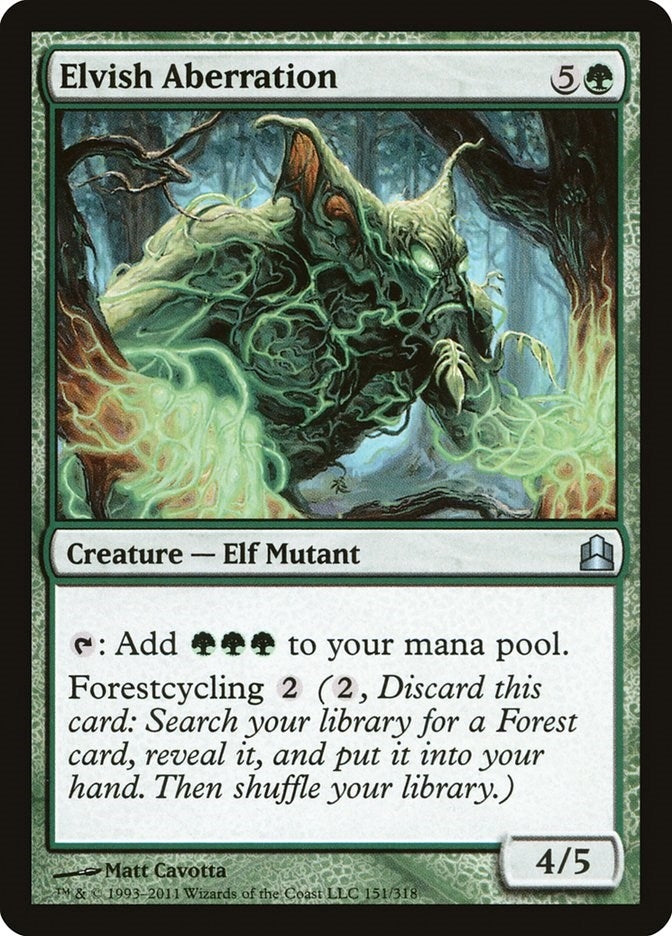 Image for Elvish Aberration (151) (Commander) - Magic: The Gathering