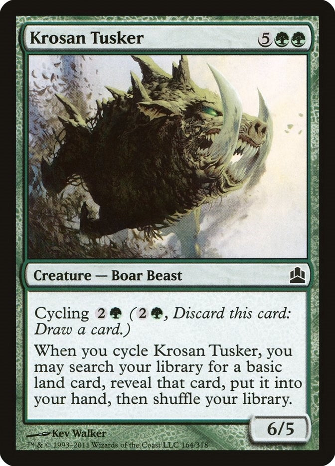 Image for Krosan Tusker (164) (Commander) - Magic: The Gathering