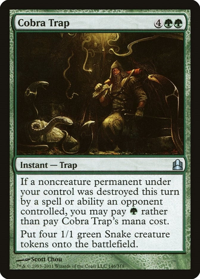 Image for Cobra Trap (146) (Commander) - Magic: The Gathering