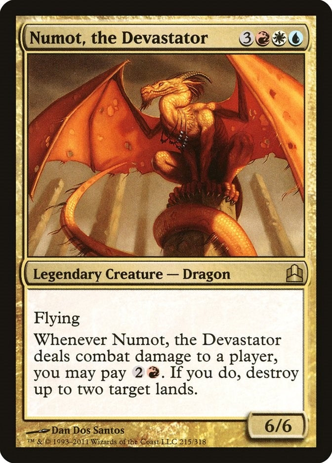 Image for Numot, the Devastator (215) (Commander) - Magic: The Gathering