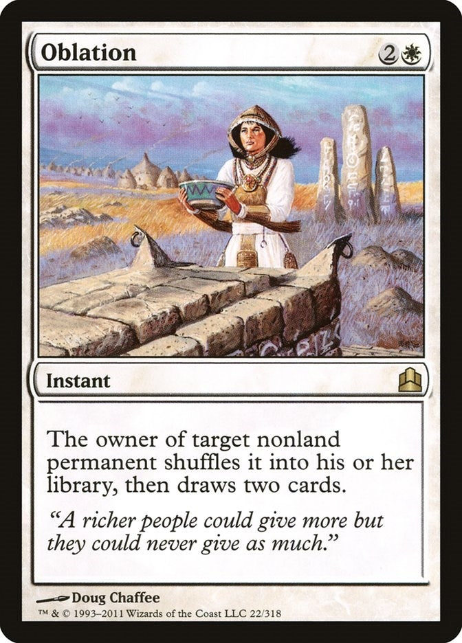 Image for Oblation (22) (Commander) - Magic: The Gathering