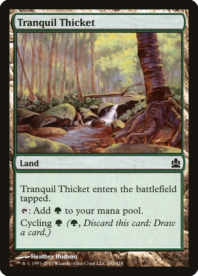 Image for Tranquil Thicket (292) (Commander) - Magic: The Gathering
