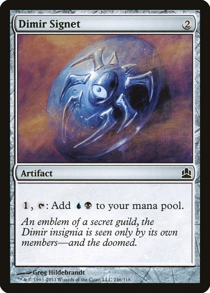 Image for Dimir Signet (246) (Commander) - Magic: The Gathering