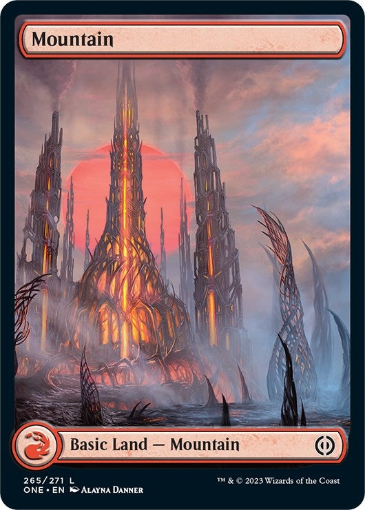Image for Mountain (265) - Full Art (265) (Phyrexia: All Will Be One) - Magic: The Gathering