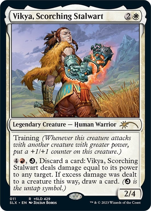 Image for Vikya, Scorching Stalwart (11) (SLX Cards) - Magic: The Gathering