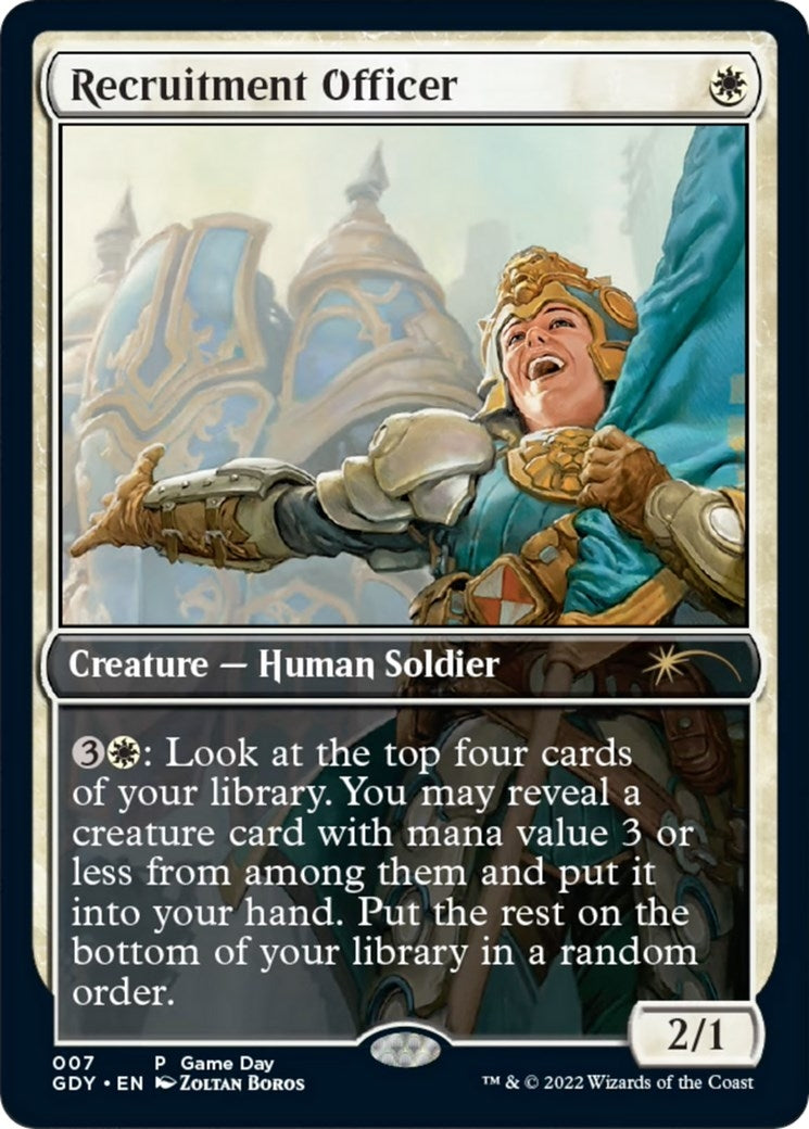 Image for Recruitment Officer (7) (Game Day & Store Championship Promos) - Magic: The Gathering