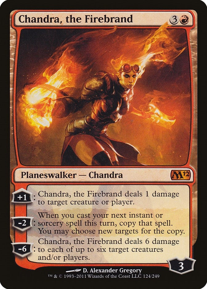 Image for Chandra, the Firebrand (124) (Magic 2012 (M12)) - Magic: The Gathering