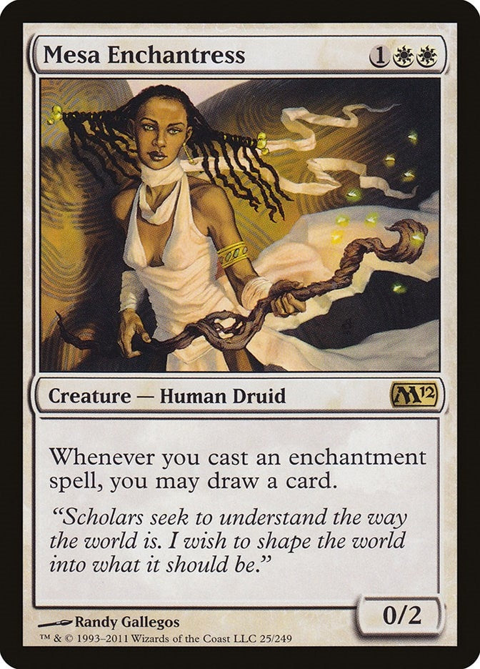 Image for Mesa Enchantress (25) (Magic 2012 (M12)) - Magic: The Gathering