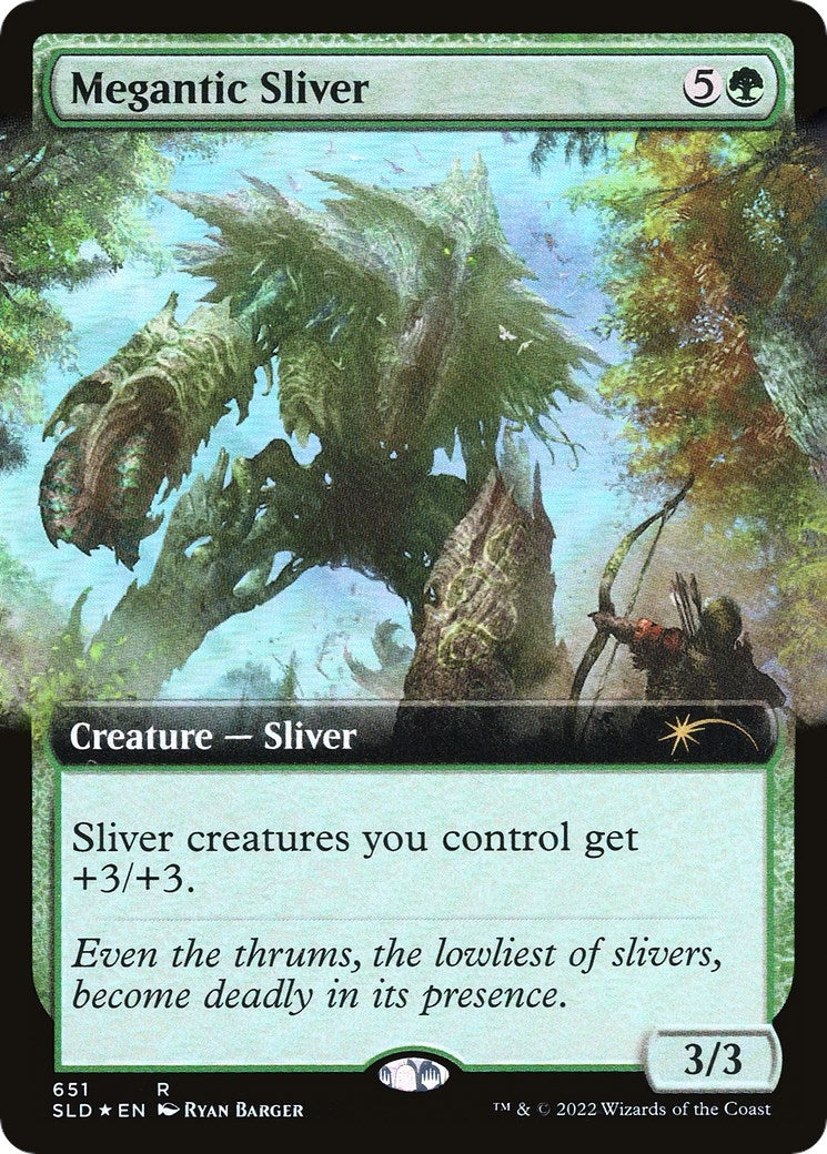 Image for Megantic Sliver (Extended Art) (651) (Secret Lair Drop Series) - Magic: The Gathering