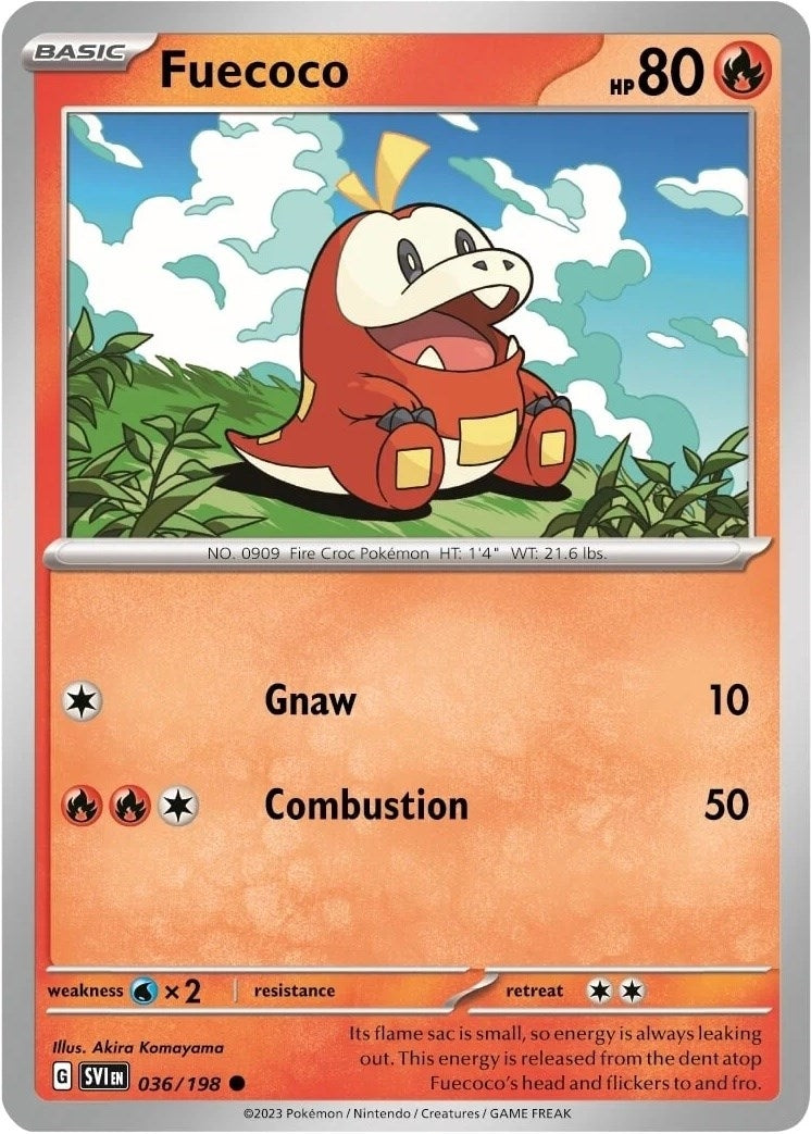 Image for Fuecoco - 036/198 (Mirage Holo) (036/198) (Miscellaneous Cards & Products) - Pokemon