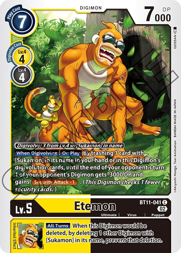 Image for Etemon (BT11-041 C) (Dimensional Phase) - Digimon Card Game
