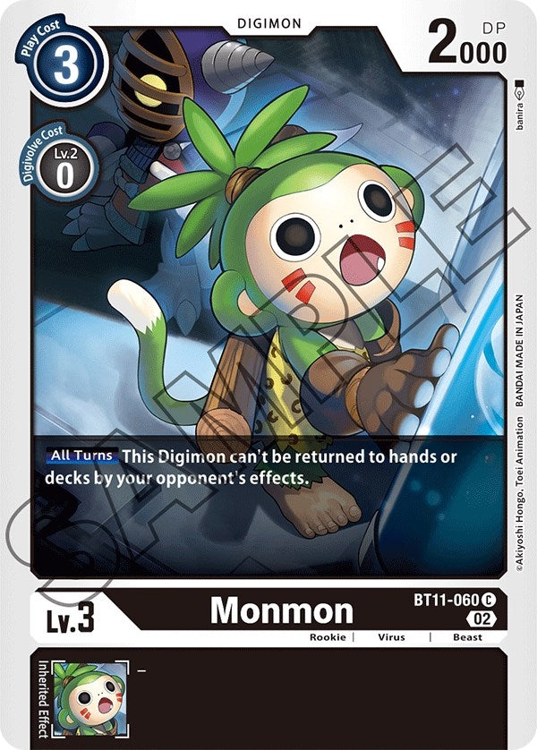 Image for Monmon (BT11-060 C) (Dimensional Phase) - Digimon Card Game