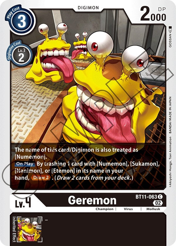 Image for Geremon (BT11-063 C) (Dimensional Phase) - Digimon Card Game