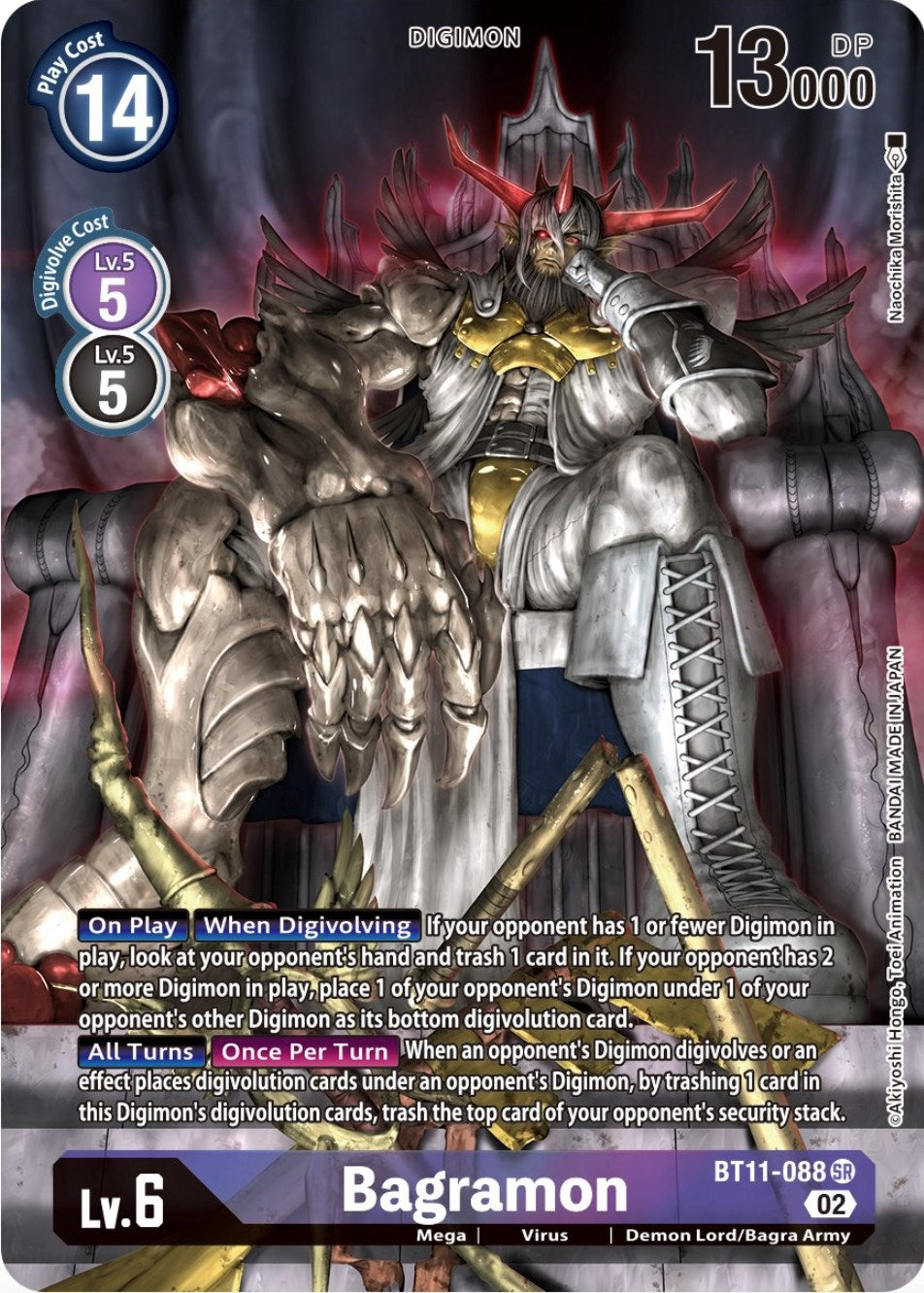 Image for Bagramon (Alternate Art) (BT11-088 SR) (Dimensional Phase) - Digimon Card Game