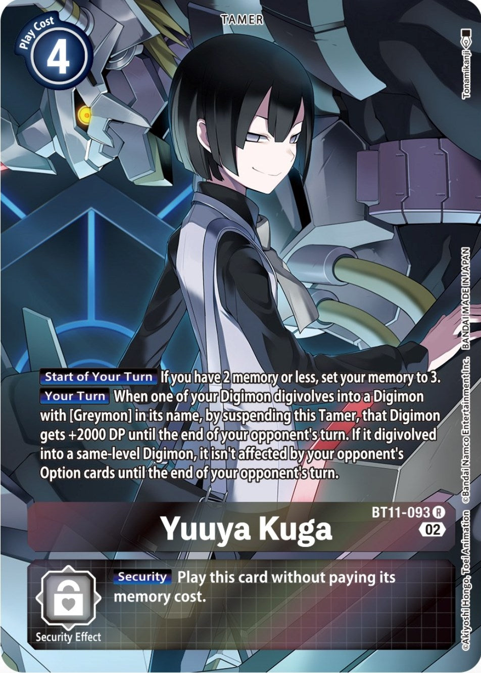 Image for Yuuya Kuga (Alternate Art) (BT11-093 R) (Dimensional Phase) - Digimon Card Game