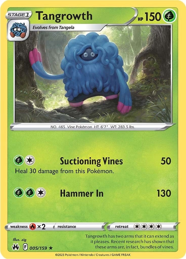 Image for Tangrowth (005/159) (Crown Zenith) - Pokemon