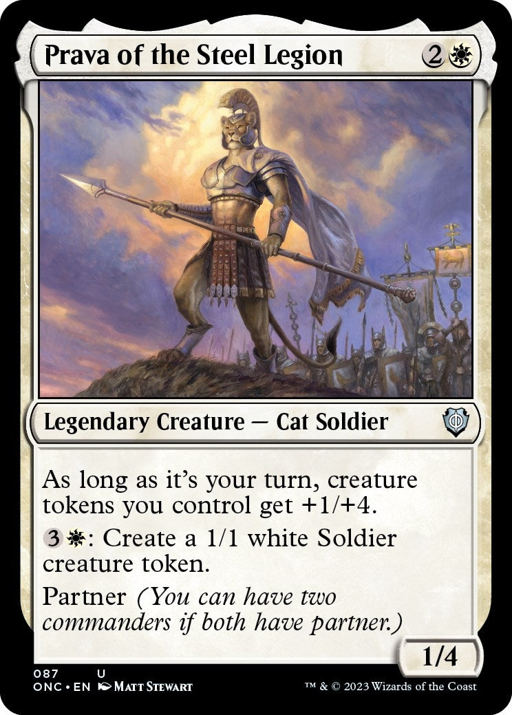Image for Prava of the Steel Legion (87) (Commander: Phyrexia: All Will Be One) - Magic: The Gathering