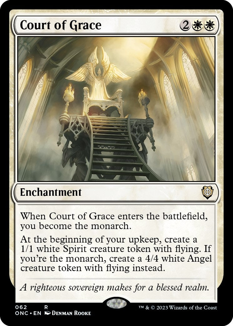 Image for Court of Grace (62) (Commander: Phyrexia: All Will Be One) - Magic: The Gathering