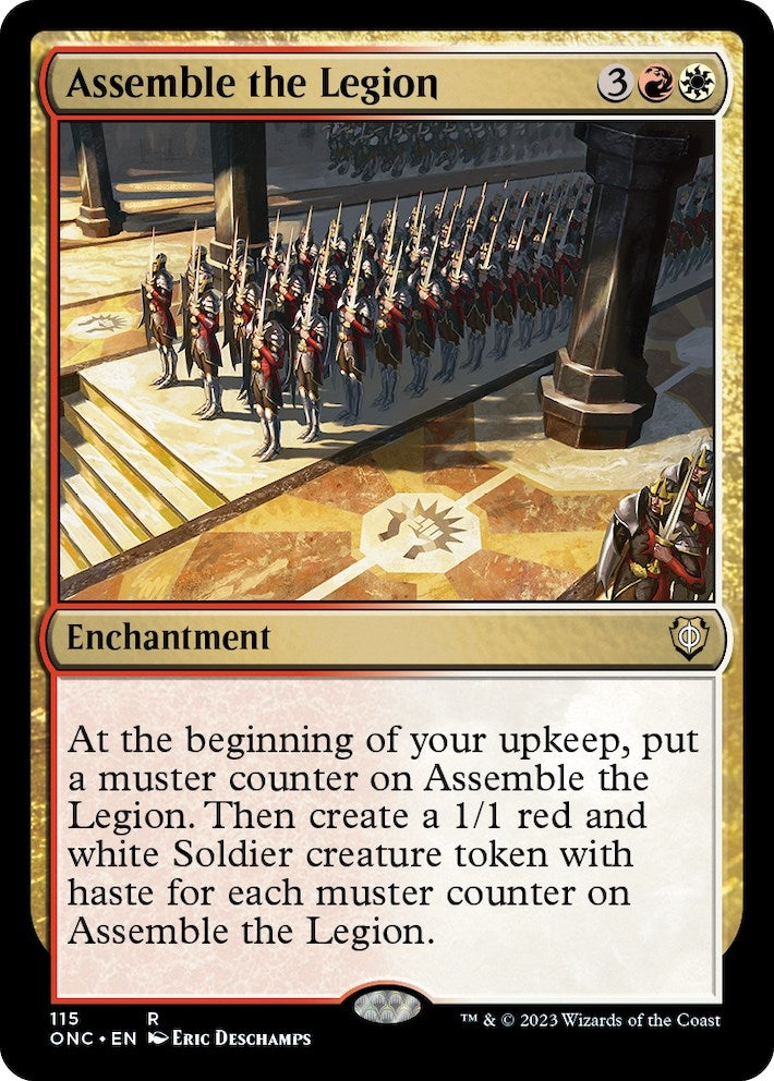 Image for Assemble the Legion (115) (Commander: Phyrexia: All Will Be One) - Magic: The Gathering