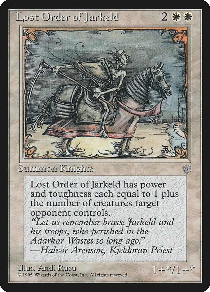 Image for Lost Order of Jarkeld (Ice Age) - Magic: The Gathering