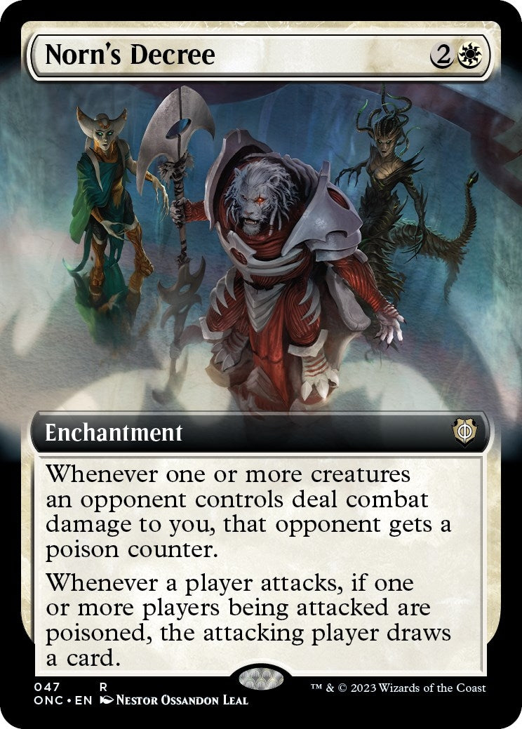 Image for Norn's Decree (Extended Art) (47) (Commander: Phyrexia: All Will Be One) - Magic: The Gathering