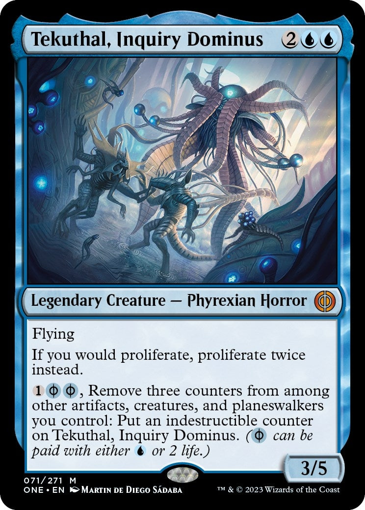 Image for Tekuthal, Inquiry Dominus (71) (Phyrexia: All Will Be One) - Magic: The Gathering