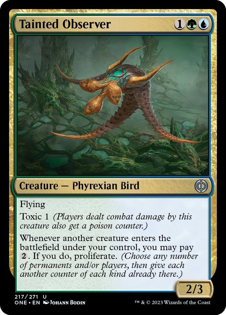 Image for Tainted Observer (217) (Phyrexia: All Will Be One) - Magic: The Gathering
