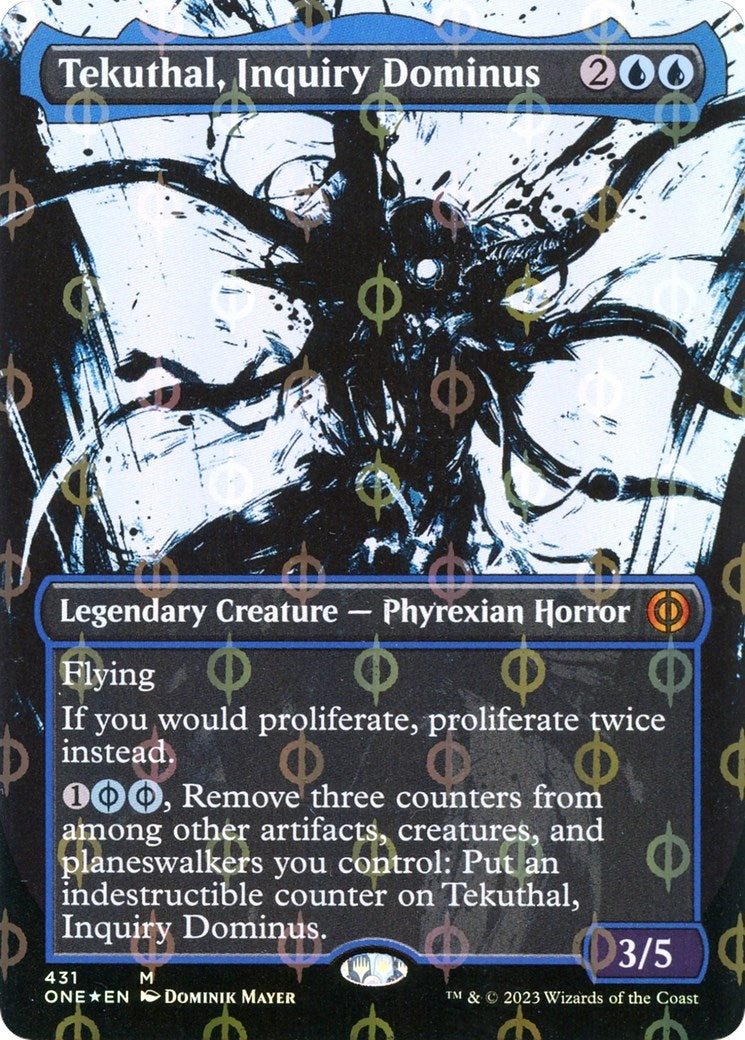 Image for Tekuthal, Inquiry Dominus (Showcase) (Step-and-Compleat Foil) (431) (Phyrexia: All Will Be One) - Magic: The Gathering