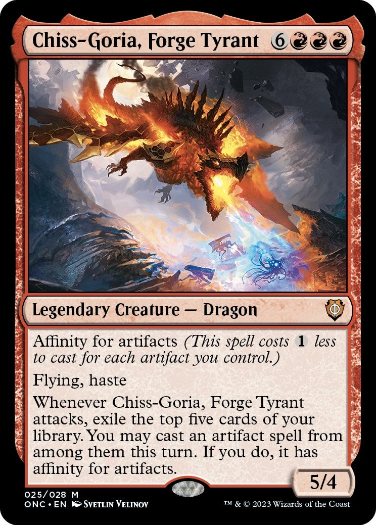 Image for Chiss-Goria, Forge Tyrant (25) (Commander: Phyrexia: All Will Be One) - Magic: The Gathering