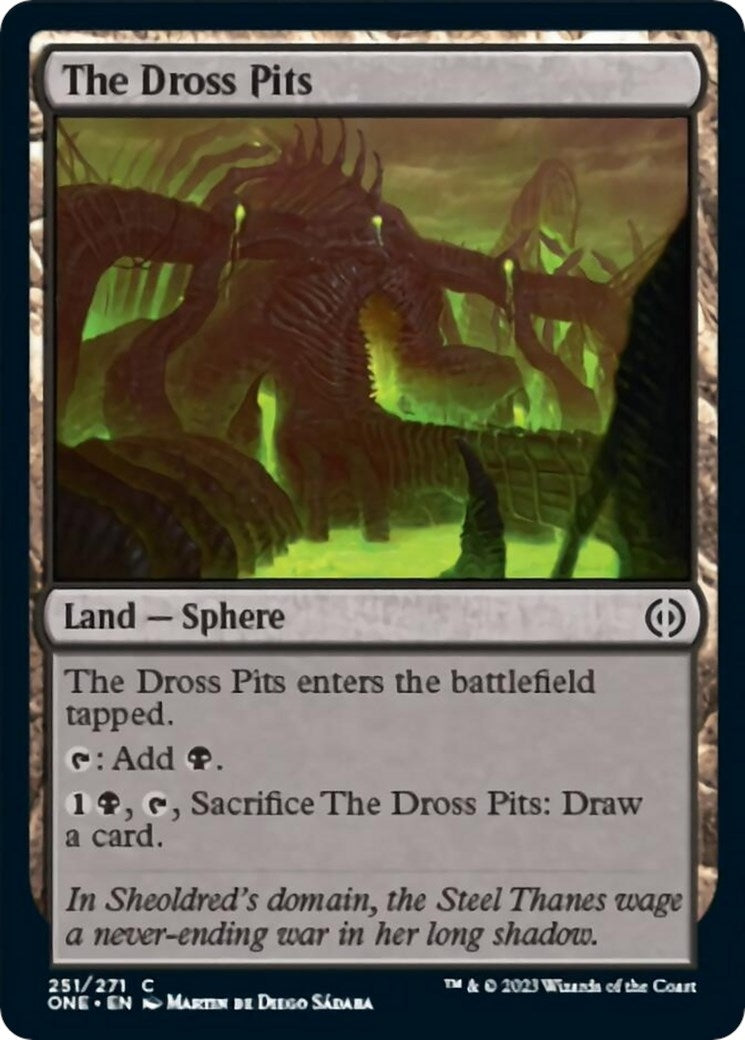 Image for The Dross Pits (251) (Phyrexia: All Will Be One) - Magic: The Gathering