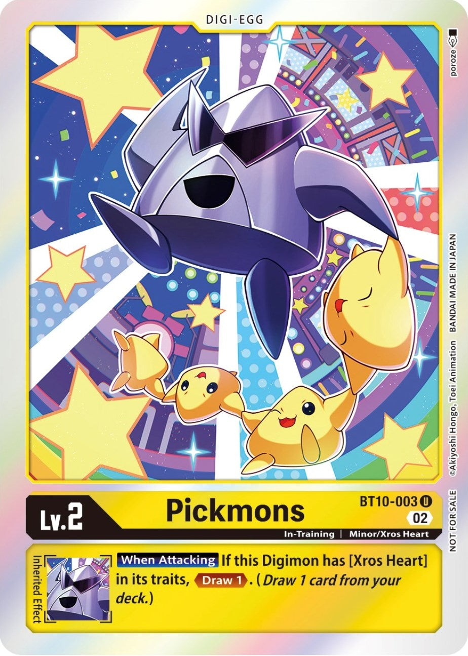 Image for Pickmons (Official Tournament Pack Vol.8) (BT10-003 U) (Xros Encounter) - Digimon Card Game