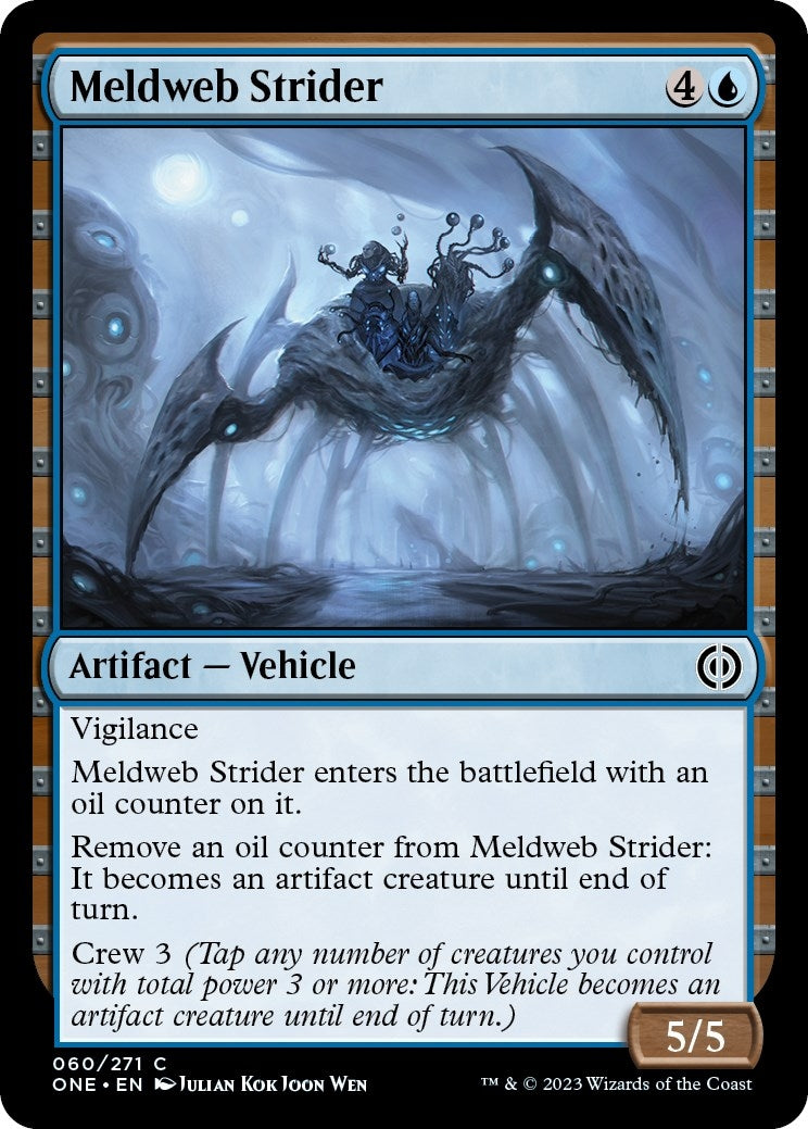 Image for Meldweb Strider (60) (Phyrexia: All Will Be One) - Magic: The Gathering