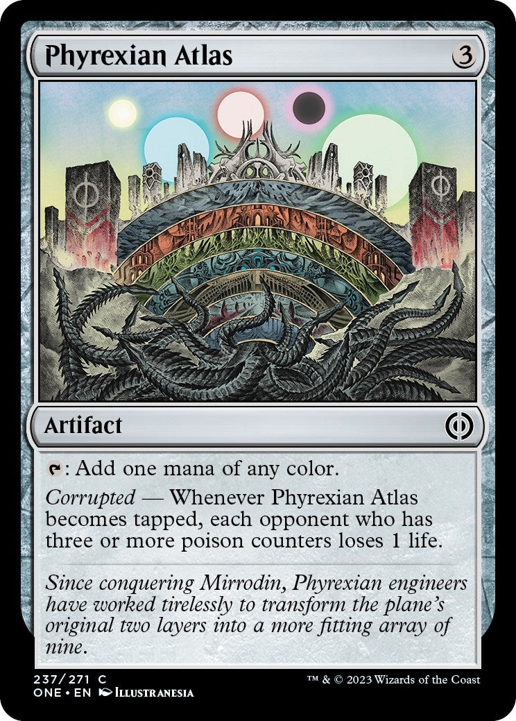Image for Phyrexian Atlas (237) (Phyrexia: All Will Be One) - Magic: The Gathering