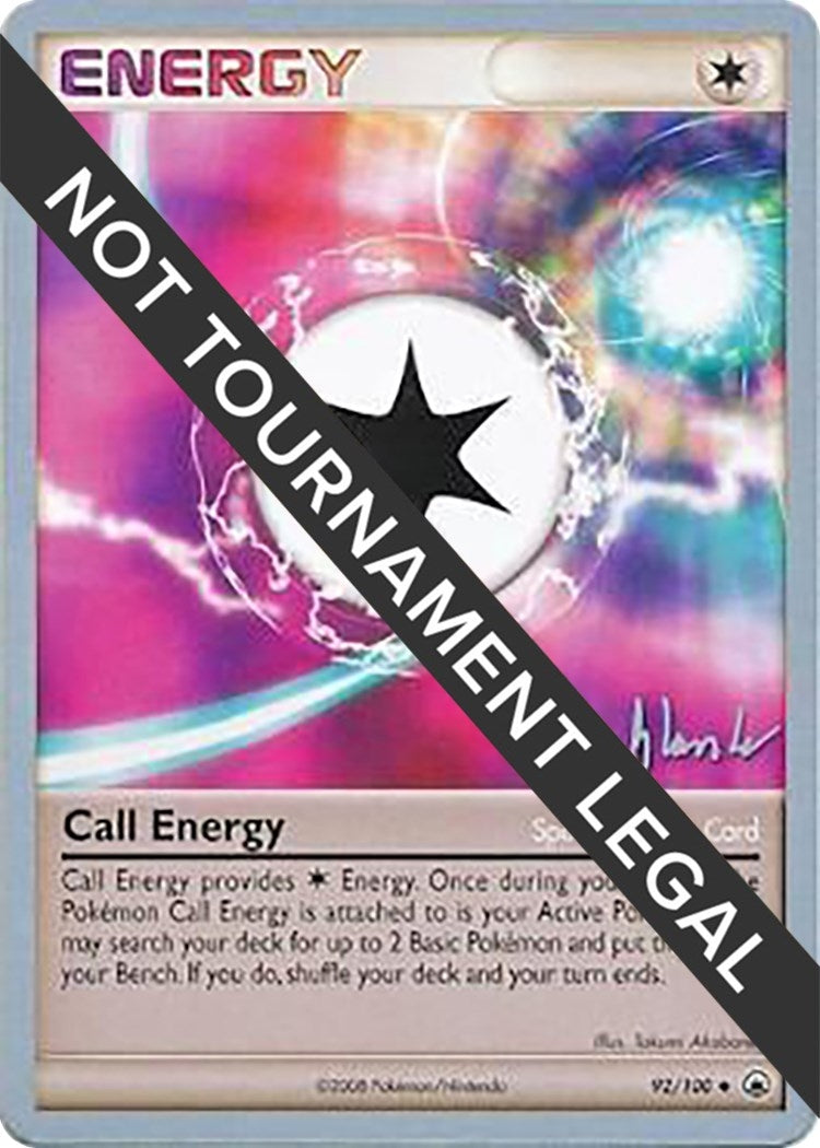 Image for Call Energy - 2008 (Dylan Lefavour) (92/100) (World Championship Decks) - Pokemon