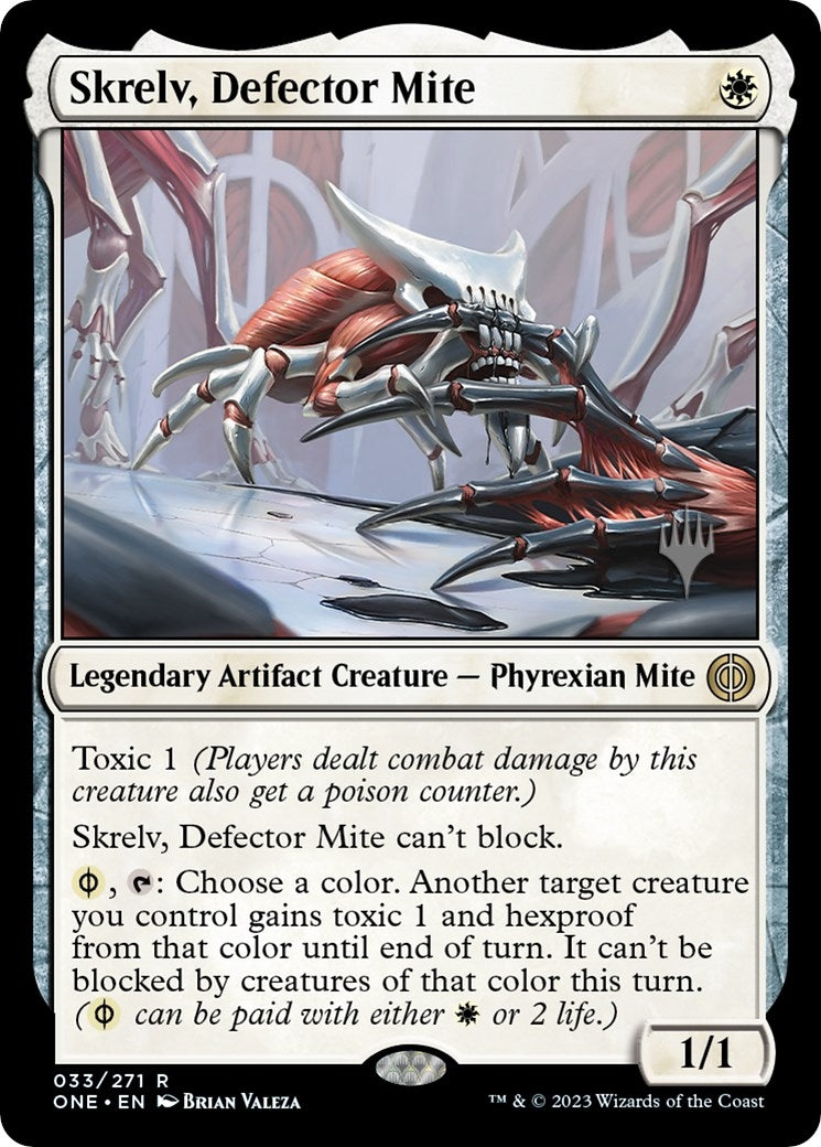 Image for Skrelv, Defector Mite (33) (Promo Pack: Phyrexia: All Will Be One) - Magic: The Gathering