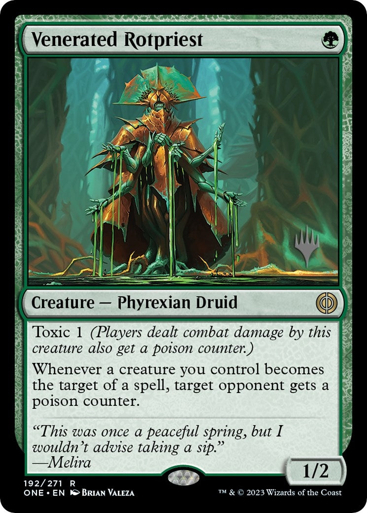 Image for Venerated Rotpriest (192) (Promo Pack: Phyrexia: All Will Be One) - Magic: The Gathering