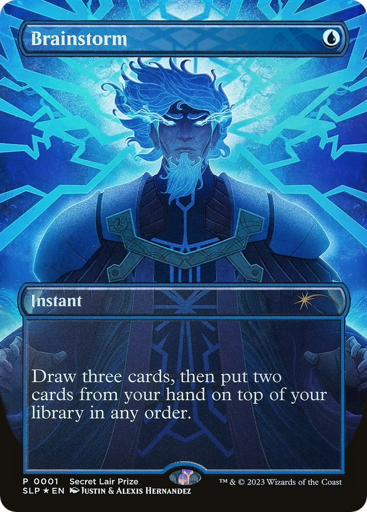Image for Brainstorm (1) (Secret Lair Showdown) - Magic: The Gathering
