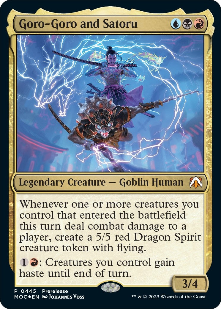 Image for Goro-Goro and Satoru (445) (Prerelease Cards) - Magic: The Gathering