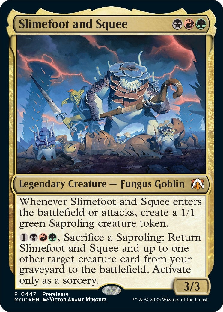 Image for Slimefoot and Squee (447) (Prerelease Cards) - Magic: The Gathering