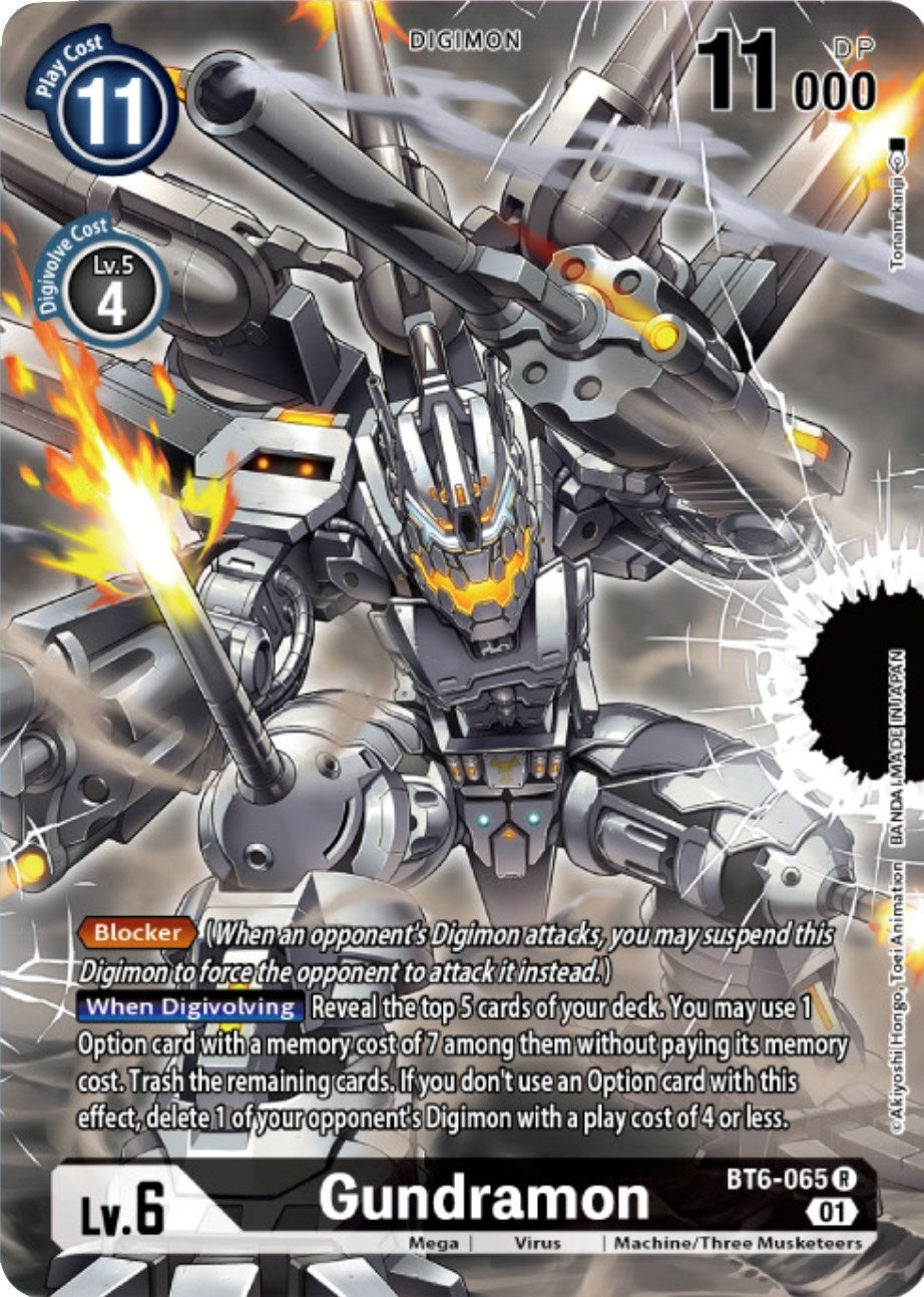 Image for Gundramon (Digimon Card Game Deck Box Set) (BT6-065 R) (Double Diamond) - Digimon Card Game