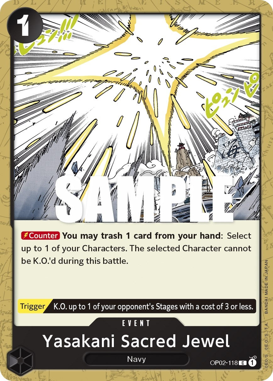 Image for Yasakani Sacred Jewel (OP02-118) (Paramount War) - One Piece Card Game