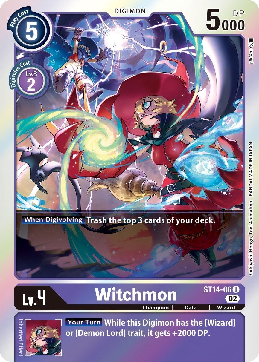 Image for Witchmon (ST14-06 U) (Starter Deck 14: Beelzemon Advanced Deck Set) - Digimon Card Game