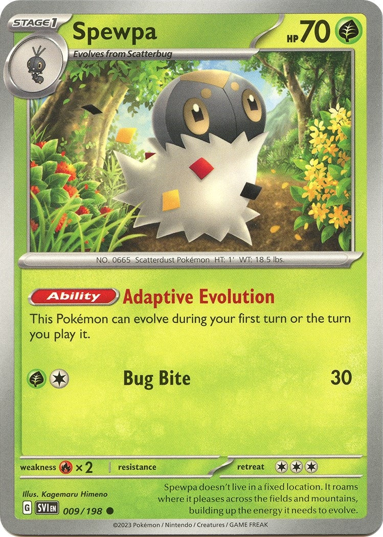 Image for Spewpa (009/198) (SV01: Scarlet & Violet Base Set) - Pokemon