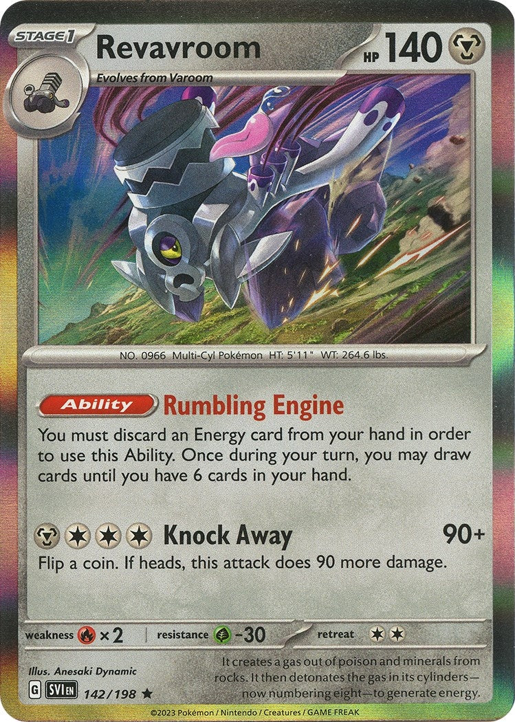 Image for Revavroom (142/198) (SV01: Scarlet & Violet Base Set) - Pokemon