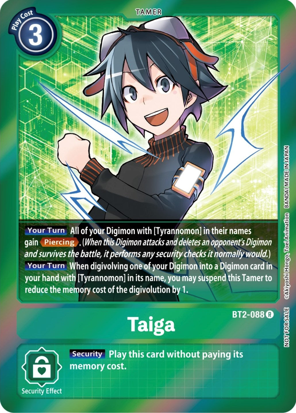 Image for Taiga (Event Pack 4) (BT2-088 R) (Release Special Booster 1.0) - Digimon Card Game