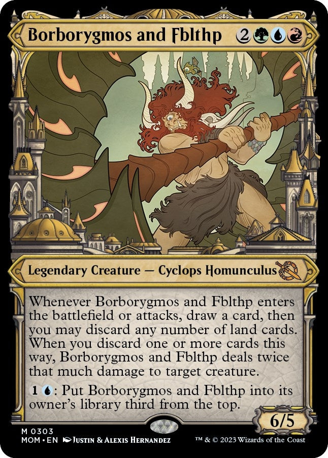 Image for Borborygmos and Fblthp (Showcase) (303) (March of the Machine) - Magic: The Gathering